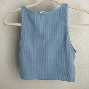 ribbed light blue Cotton On tank top